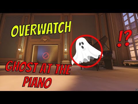 Ghosts playing piano in Paris Overwatch
