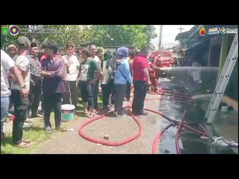 Kebakaran 6 Unit Rumah Semi Permanen Di Jalan Bintan Gg. linggasari