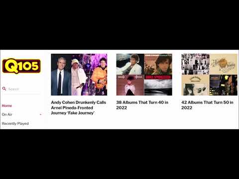 Q105 (WRBQ) Tampa Bay - New Year's Eve Countdown To 2022 (12.31.21)