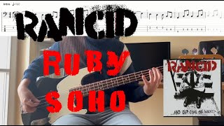 Rancid - Ruby Soho (Bass Cover &amp; Tabs)