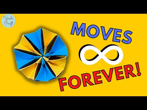 Origami: How to Make Paper Moving Fireworks [YochiCraft]