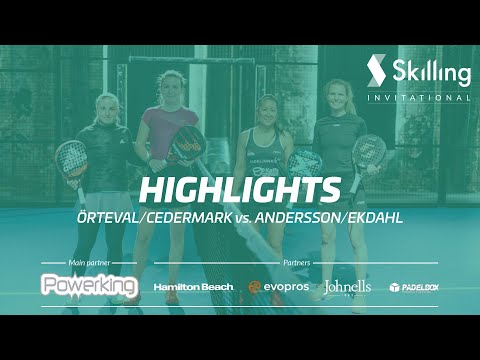 Sammandrag SKILLING Invit.  S.Örtevall/B.Cedermark – A.Andersson/E.Ekdahl