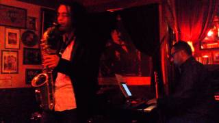 Le Vagabond's trio met Benjamin Herman: Donna Lee