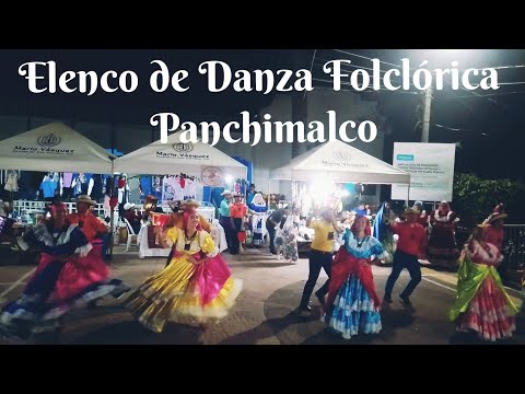 Elenco de Danza Folclórica de Panchimalco, Festival del Atol en Santiago Texacuangos 
