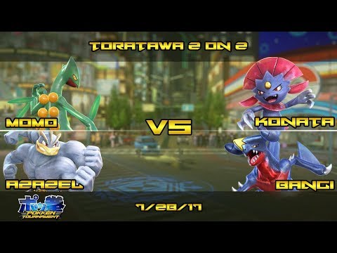 Toratawa 2on2: Momo & Azazel (Sceptile/Machamp) vs Konata & Bangi (Weavile/Garchomp)