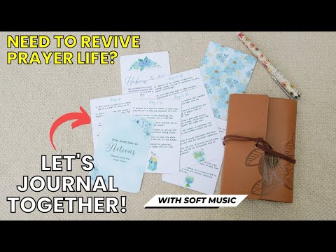 PRAYER JOURNAL WITH ME | Guided Journaling Prompts for Beginners | Christian Prayer Routine Guide