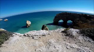 preview picture of video 'Praia da Marinha Lagoa Algarve Portugal - Impressions of Marinha Beach, sehr schöner Strand'