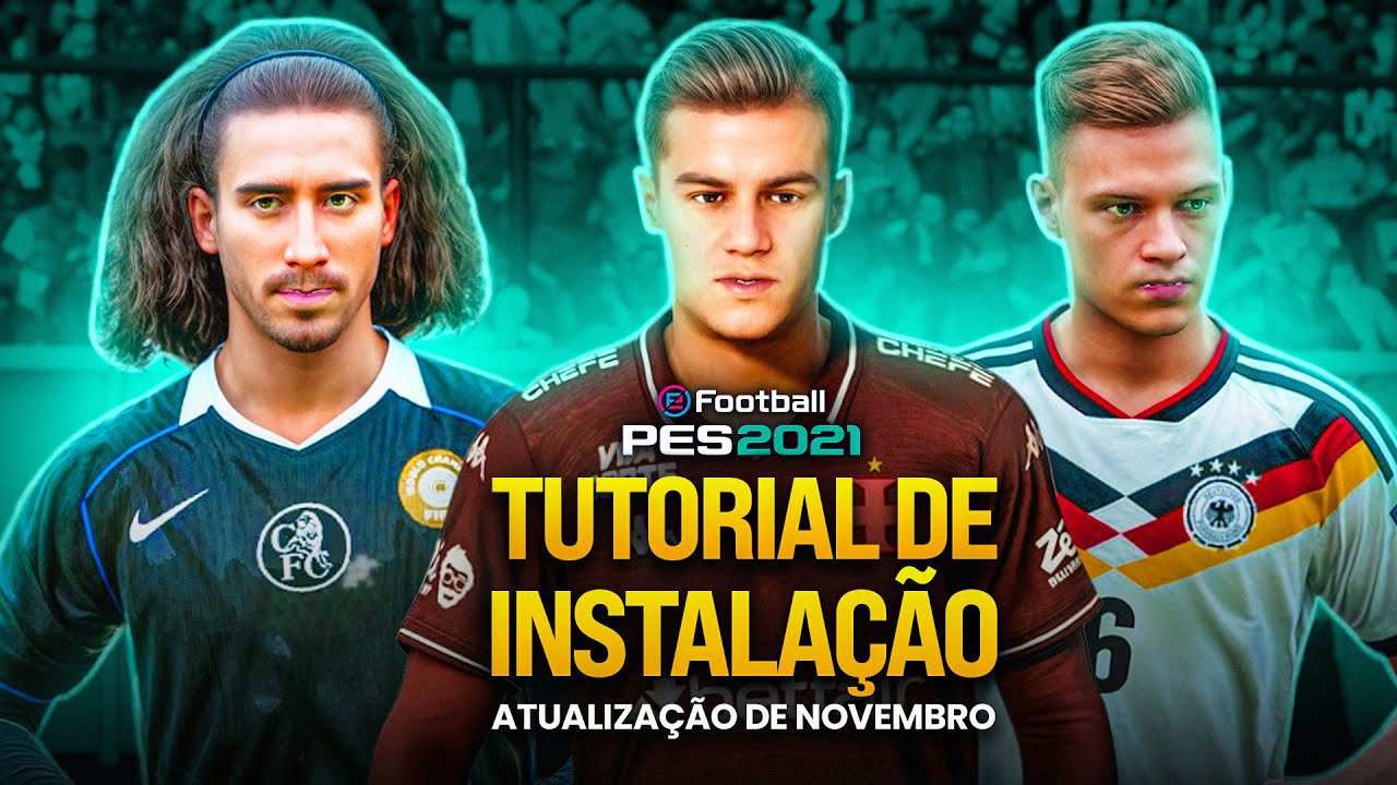 PES 2021 NOVEMBRO ⭐ Novos Times e Uniformes + Black Friday VITALÍCIO | Tutorial PS4/PS5