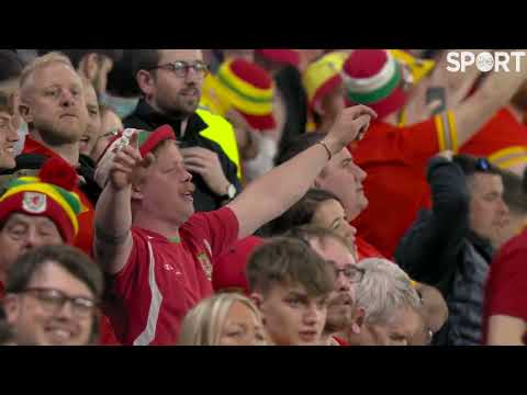 SPINE-TINGLING! ???????????????????????????? Dafydd Iwan belts out Yma o Hyd before Wales vs Austria!