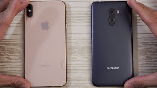 iPhone XS Max vs Pocophone F1 - Speed Test! What's Gonna Happen?!