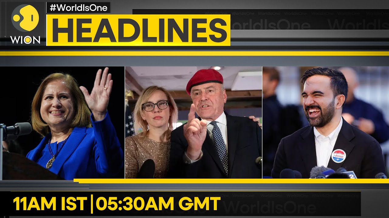 Mamdani: Dawn of a Better Day | Sliwa to Mamdani: Will be Your Worst Nightmare | WION HEADLINES