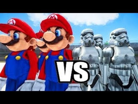 TERMINATOR ARMY VS STORMTROOPERS ARMY - EPIC BATTLE