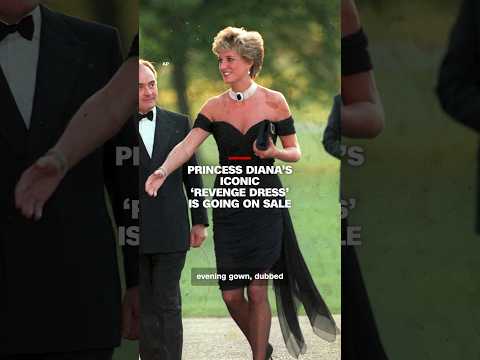 Princess Diana’s iconic ‘revenge dress’ is going on sale