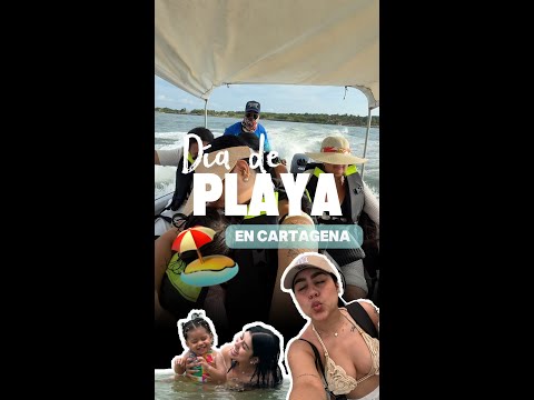 Beach Day in Cartagena 🏖️ Vlog ☀️ | Maria Fernanda Cardona | 2025