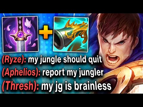 Garen Jungle but I Try a New Build and the Enemy Team Has a Mental Breakdown
