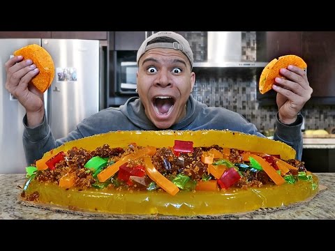 DIY GIANT GUMMY TACO BELL! (100+ LBS) Video