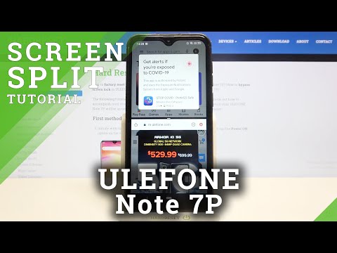 How to Use Dual Screen in ULEFONE Note 7P – Enable Split Mode