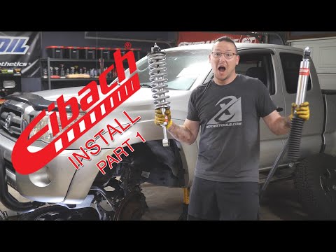 Toyota Tacoma / Eibach Pro Truck Lift Kit / Stage 1 / INSTALL VIDEO 1 of 2