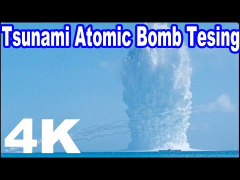 More footage about an underwater tsunami atomic bomb testing 1958