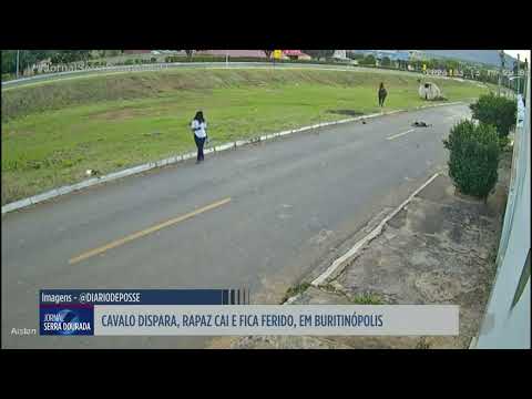 Cavalo dispara, rapaz cai e fica ferido em Buritinópolis