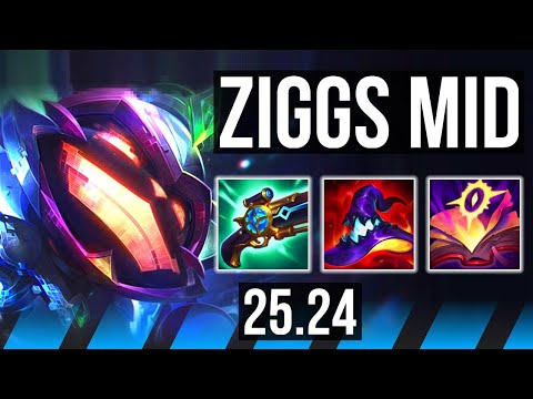ZIGGS vs KATARINA (MID) | EUW Master | 25.24