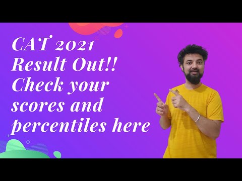 CAT 2021 Result Out!! Check your scores and percentiles here