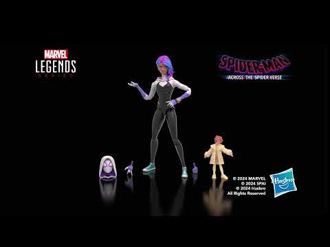 Spider-Man: Across the Spider-Verse Marvel Legends Spider-Gwen Action Figure Video