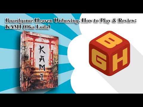 Boardgame Heaven Unboxing, How To Play & Review 114: KAMI (Oka Luda)