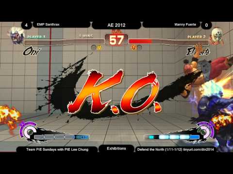 SSF4AE @ Team PIE Sundays - EMP Santhrax (Oni) vs Manny Fuerte (El Fuerte)