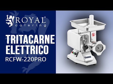 Video - Tritacarne elettrico - 220 kg/h - PRO