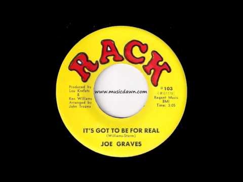 Joe Graves - It's Got To Be For Real [Rack] 1969 Crossover Soul 45 Video