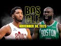 Cleveland Cavaliers Vs Boston Celtics Full Game Highlights November 30 2025 NBA Season