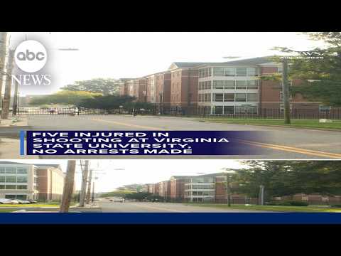 Five injured in shooting at Virginia State University, no arrests made