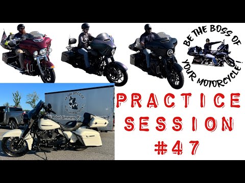 Motorcycle Practice Session #47 - Advanced Slow Speed Motorcycle Riding Skills