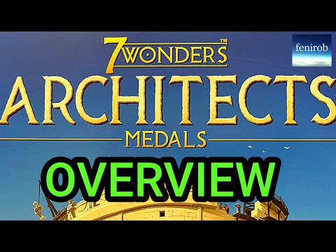 7 Wonders Architects Board Game | Medals Expansion Overview