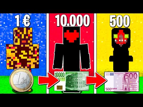 SCP 10000€ contro SCP 500€ contro SCP 1€ - Minecraft ITA