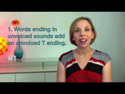 How to Pronounce Past Tense -ED Endings Correctly (Heather Hansen)