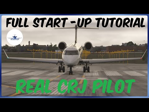Aerosoft CRJ v2.1 | Complete Start up Tutorial By Real CRJ Pilot [Tutorial]  #msfs2020 #crj