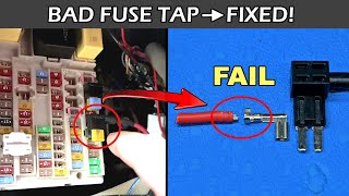 When Car Fuse Tap FAIL!!