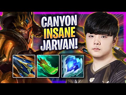 CANYON IS SO CRAZY WITH JARVAN! - GEN Canyon Plays Jarvan JUNGLE vs Hecarim! | Season 2024