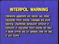 FBI Warning Interpol Warning Screen Lyrick Studios Logo