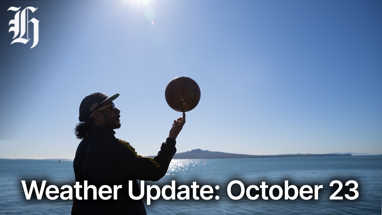 MetService morning weather update: October 23, 2026