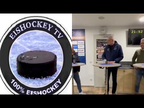 Pressekonferenz I Bayernliga 22/23 Abstiegsrunde ESC River Rats Geretsried - EV Pegnitz