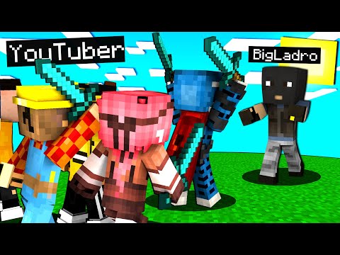15 YOUTUBER vs IL BIG LADRO NELLA BIG VANILLA - MINECRAFT ITA