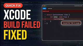 Xcode Build Failed? How to Find the REAL Error Fast