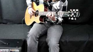Video thumbnail for Epiphone PR5E Acoustic Electric Guitar Cutaway-Gravity Music Gear-Demo Video by Brad