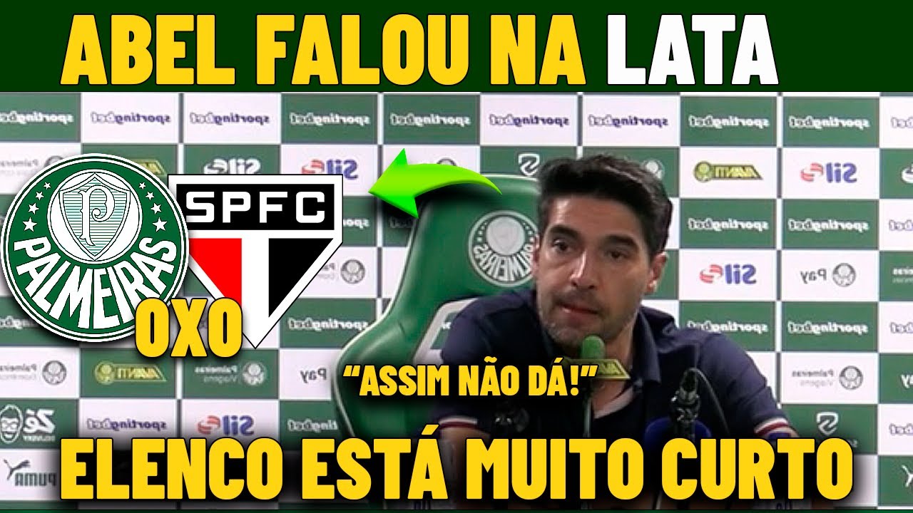 ABEL SOLTOU O VERBO! PALMEIRAS PRECISA DE MAIS REFORÇOS ! "ELENCO CURTO" NOTICIAS DO PALMEIRAS