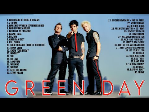 GreenDay Greatest Hits Full Album ~ Best Songs Of GreenDay ~ Pop Punk Playlist