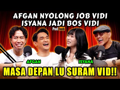 ISYANA KETEMU AFGAN, VIDI MINGGIR DULU YA.. MAAF‼️.. LOE BUKAN PENYANYI🤣 - Vidi, Isyana, Afgan