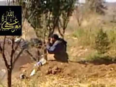 استهداف تحركات قوات النظام في حاجز الجسر بين حلفايا والطيبة بواسطة القناصات ورشاش دوشكا ضمن معركة غارة الله